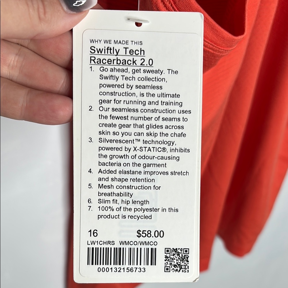 Red Racerback Tank Top - Brand Unknown - Picture 4 of 4
